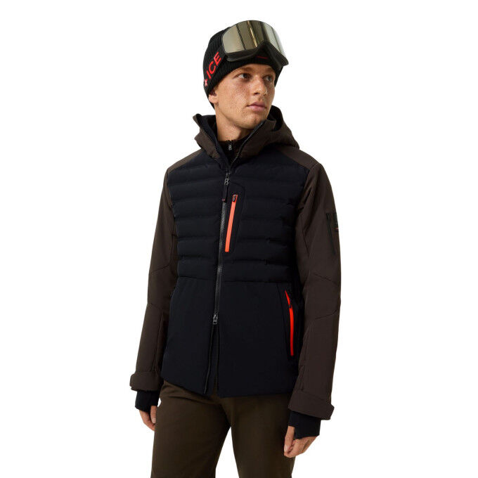 Fire+Ice Ivo Black Men's Ski Jacket: Alpine Performance and Protection