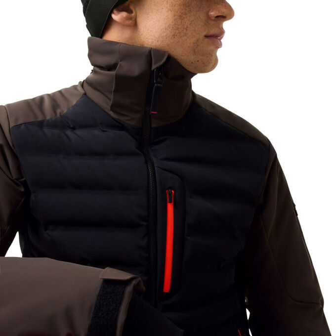 Fire+Ice Ivo Black Men's Ski Jacket: Alpine Performance and Protection