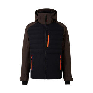 Chaqueta de esquí para hombre Fire+Ice Ivo Black: rendimiento y protección alpina