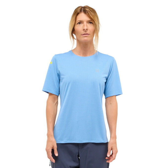 Damen-T-Shirt Haglöfs LIM Ridge: Komfort und Leistung in Sky Blue