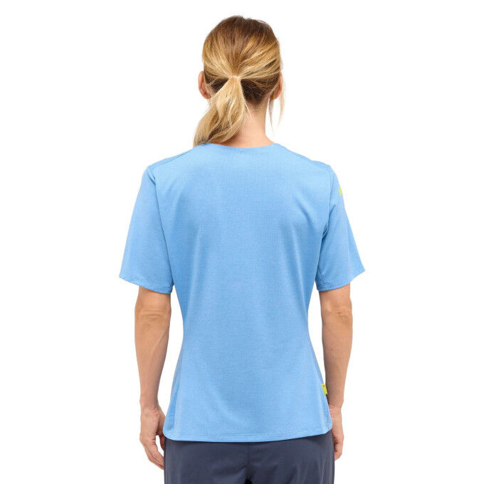 Tee-shirt Femme Haglöfs LIM Ridge : confort et performance en Sky Blue