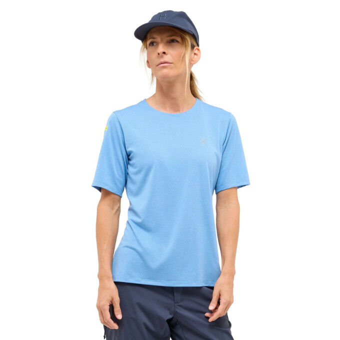 T-shirt da donna Haglöfs LIM Ridge: comfort e prestazioni in Sky Blue