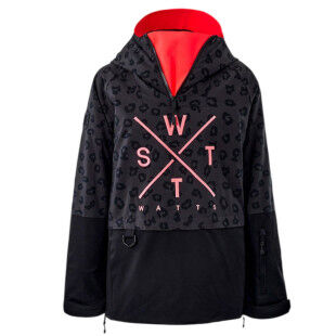 Women's WATTS XMETOD-G Ski Jacket - AO LEOPARD