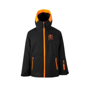 Veste de ski Junior WATTS Arrow - NOIR AVEC LOGO ORANGE