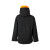 Junior-Skijacke WATTS Arrow – SCHWARZ MIT ORANGEM LOGO