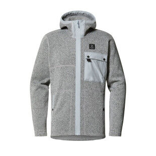 Giacca in pile da uomo Haglöfs Hede Mid Hood - Comfort e calore per tutti i giorni