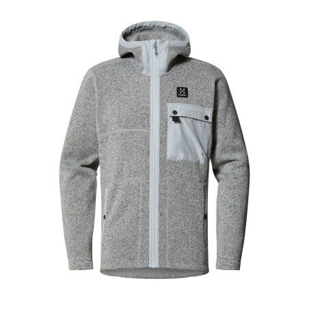 Giacca in pile da uomo Haglöfs Hede Mid Hood - Comfort e calore per tutti i giorni