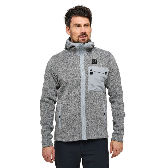 Veste polaire Homme Haglöfs Hede Mid Hood - Confort et chaleur au quotidien