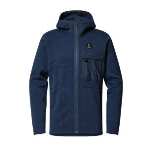 Fleecejacke für Herren Haglöfs Hede Mid Hood – Wärme und Komfort für jeden Tag