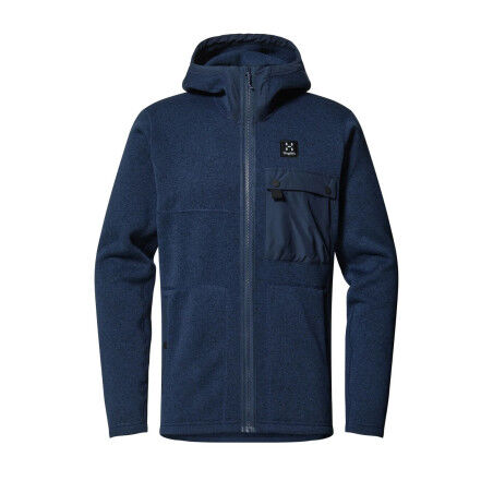 Polaire Homme Haglöfs Hede Mid Hood - Chaleur et confort au quotidien