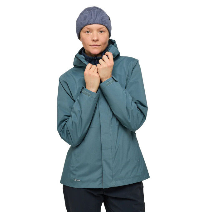 Chaqueta impermeable para mujer Haglöfs Gran 3 en 1: versatilidad para todas las estaciones