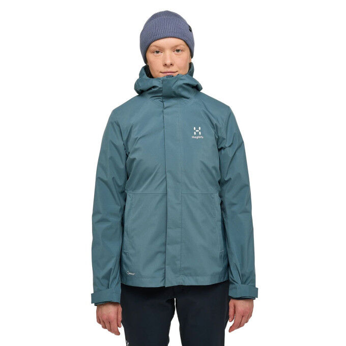 Chaqueta impermeable para mujer Haglöfs Gran 3 en 1: versatilidad para todas las estaciones