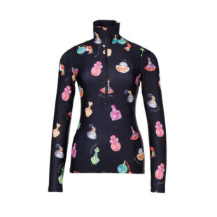 GOLDBERGH MUSK Women's Ski Sweater - PERFUME BLACK