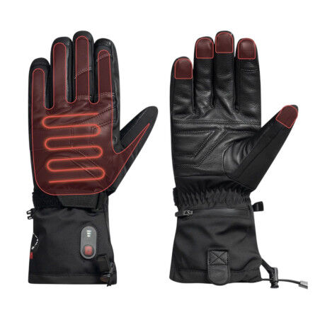 Guantes Calefactables Con Carga USB - 3 Niveles De Temperatura, Punta Táctil, Talla L Negro