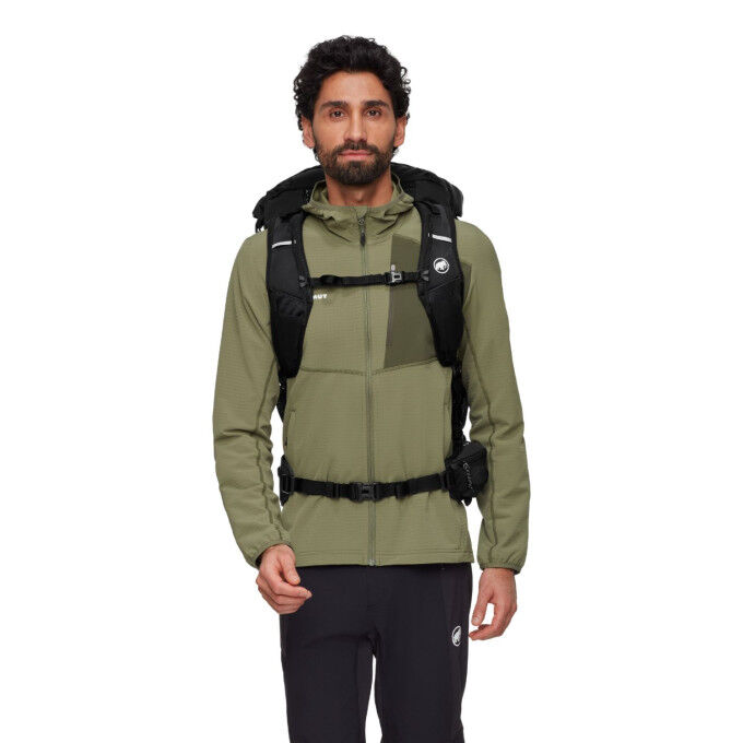 Mammut Ducan Spine 50-60 Black : confort et mobilité longue distance