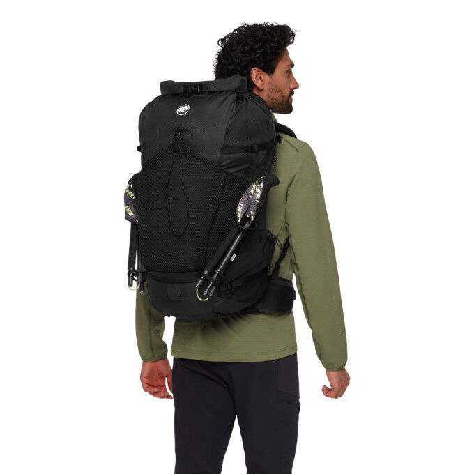 Mammut Ducan Spine 50-60 Black : confort et mobilité longue distance