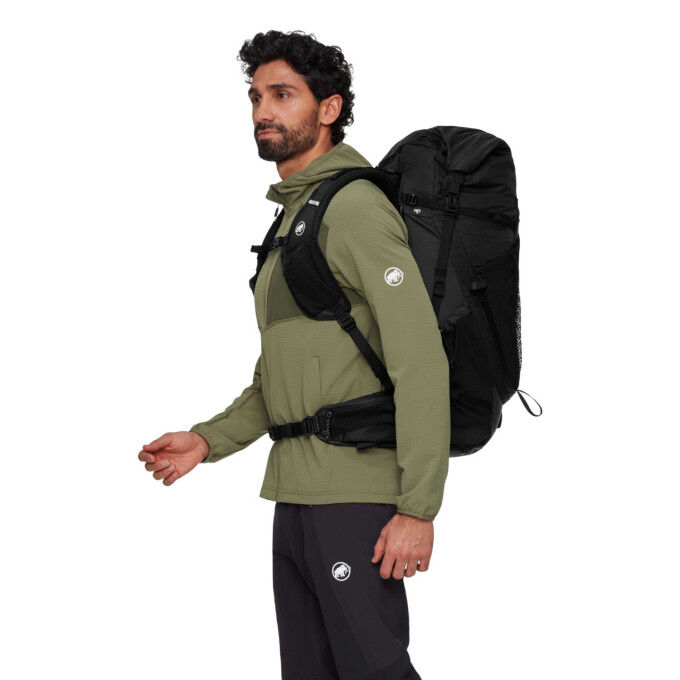 Mammut Ducan Spine 50-60 Black : confort et mobilité longue distance
