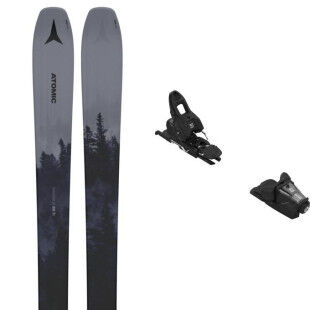 Ski-Set Atomic MAVERICK 88 TI Silver/Black + Bindung : Größe der Skier - 176