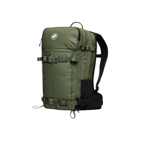 Mammut Nirvana 28: Freeride-Rucksack und technischer Tourenski