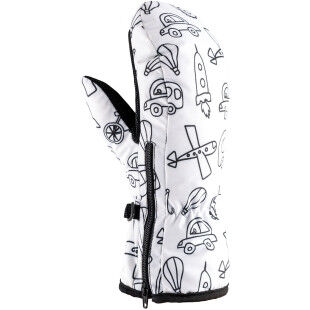 Viking MOTIV Black Junior Skifäustlinge zum Ausmalen