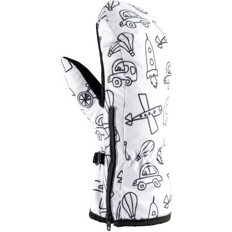 Guantes de esquí Viking MOTIV Black Junior para colorear