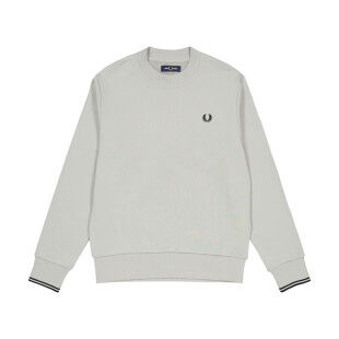 Felpa girocollo da uomo FRED PERRY - LIMESTONE