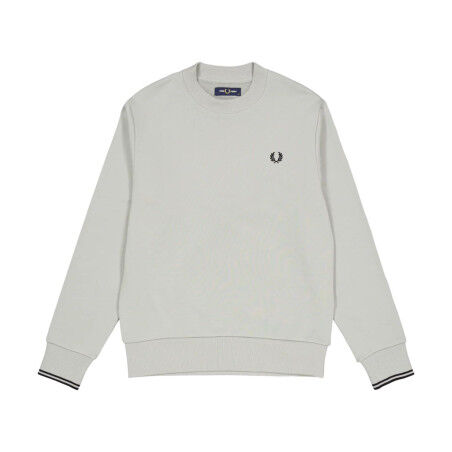 Felpa girocollo da uomo FRED PERRY - LIMESTONE