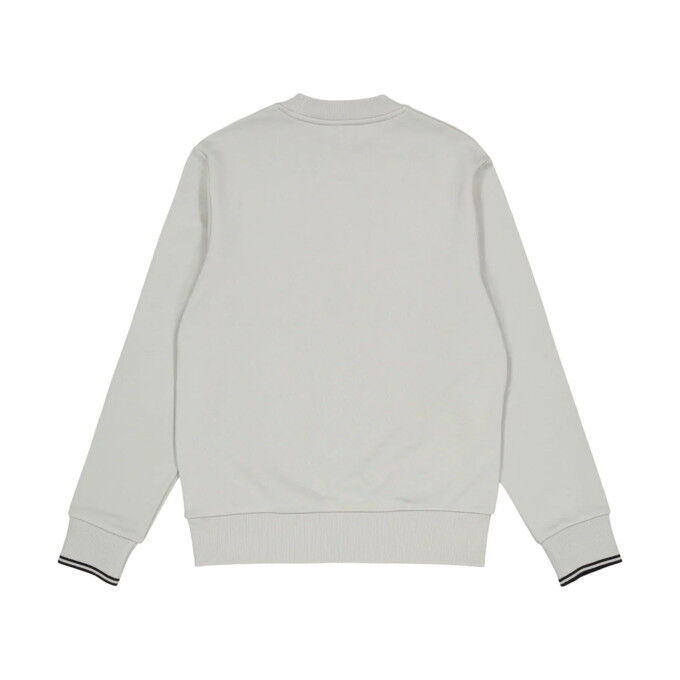 Herren-Sweatshirt mit Rundhalsausschnitt FRED PERRY – LIMESTONE