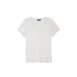 TBS Adinatee Arctic Women's T-shirt - organic cotton & lurex details