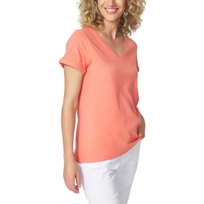 TBS Adinatee Women's Organic Cotton T-Shirt - Everyday elegance and comfort