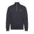 Sweat à demi-zip Homme FRED PERRY - NAVY/DARK CARAMEL