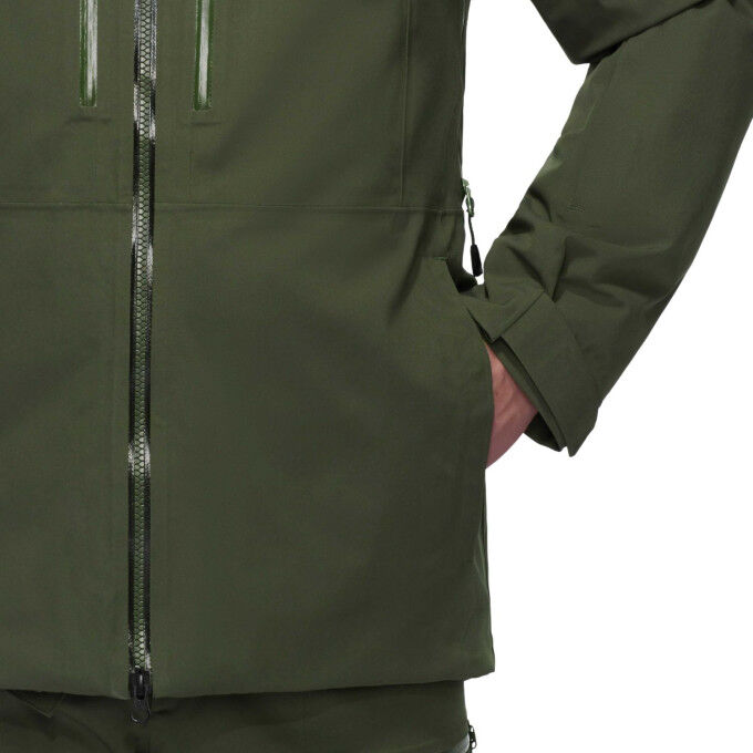 Mammut Stoney HS Men's Ski Jacket: Protection and Durable Versatility