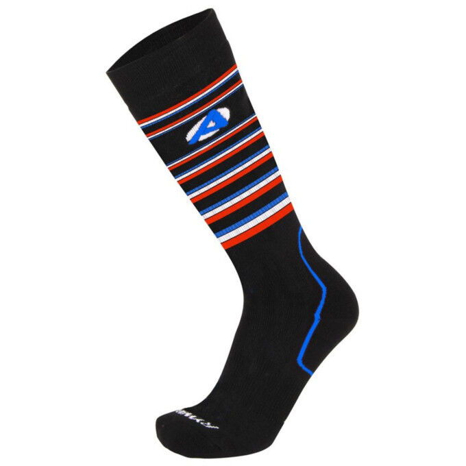 Kniestrümpfe RYWAN SKITEAM 3 – SCHWARZ/BLAU/WEISS/ROT