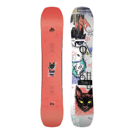 Jones Women's Rally Cat Snowboard + Women's Bindings Package