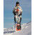 Jones Women's Rally Cat Snowboard + Women's Bindings Package