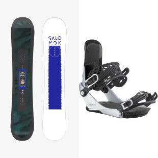 Salomon PULSE snowboard pack + binding : Ski size - 158W