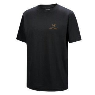 Camiseta para hombre ARC’TERYX Kragg SL Bird Word - 24K BLACK