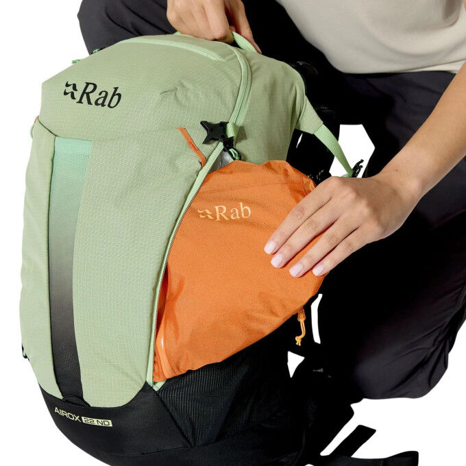 Rab Airox 22ND Fig Green/Black: lightweight, ventilated backpack for women