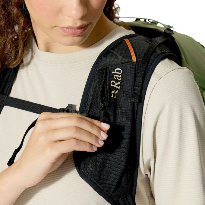 Rab Airox 22ND Fig Green/Black: lightweight, ventilated backpack for women