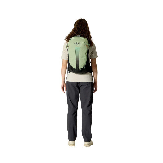 Rab Airox 22ND Fig Green/Black: lightweight, ventilated backpack for women
