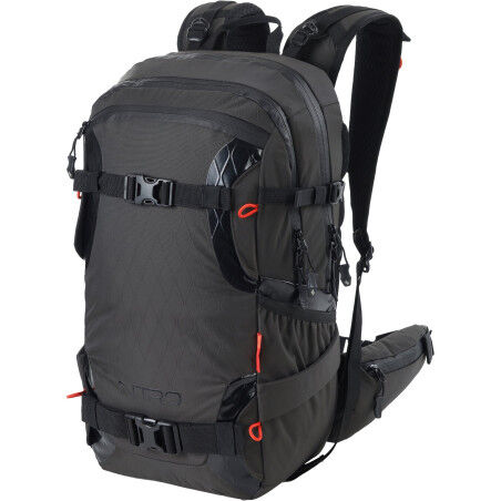 Nitro SLASH 25 PRO Raven Snowboardrucksack – 25 l, technisch und komfortabel