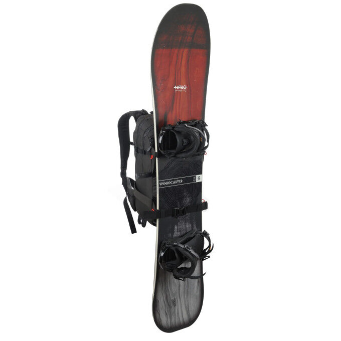 Nitro SLASH 25 PRO Raven Snowboardrucksack – 25 l, technisch und komfortabel