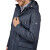 Parka con capucha y efecto tramado para hombre Mise au Green - Azul marino