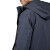 Parka effetto trame con cappuccio Uomo Mise au Green - Blu navy