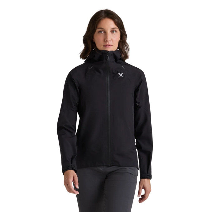 Montura Magica GTX Pro Mujer Negro: chaqueta GORE-TEX Pro alpina