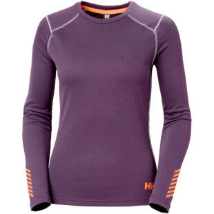 Camiseta técnica interior para mujer HELLY HANSEN LIFA® Active Crew - AMETHYST