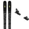 Scott SEA 88 ski package + bindings : Colour - Black/Yellow, Ski size - 182