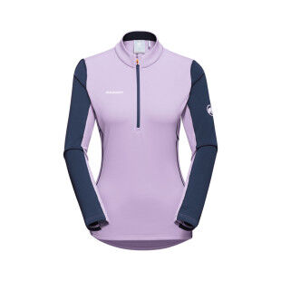 Forro polar con media cremallera para mujer Mammut Aenergy ML: calor y comodidad técnica