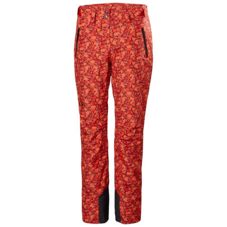 Pantalones de esquí para mujer HELLY HANSEN Legendary - RED FLOWER AOP SMALL