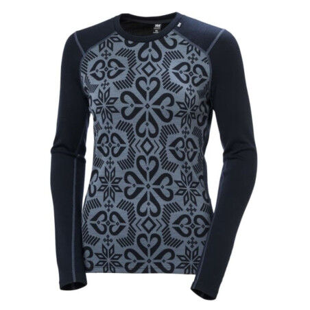 Haut thermique Femme HELLY HANSEN LIFA® Merino Midweight Graphic Crew